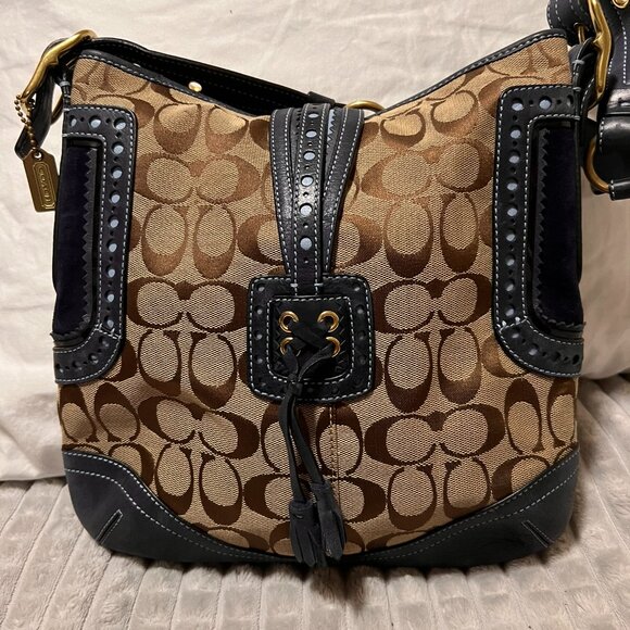 Coach Vintage Perforated Duffel Handbag - Limited Edition! - Picture 1 of 16